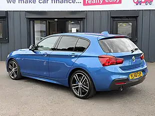 Used 2018 BMW 1 Series M Sport Shadow Edition Estoril Blue - Interior and Exterior details 10