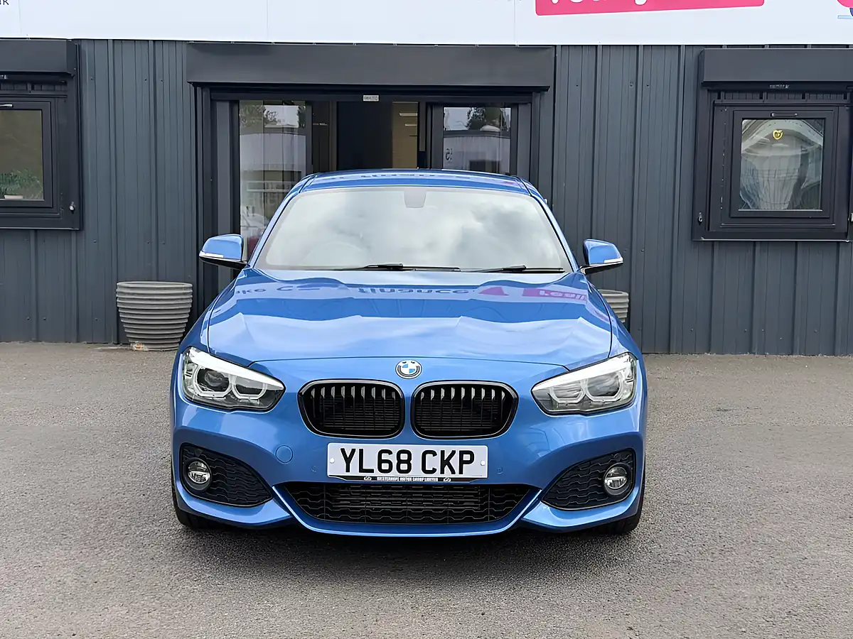 Used 2018 BMW 1 Series M Sport Shadow Edition Estoril Blue - Interior and Exterior details 3