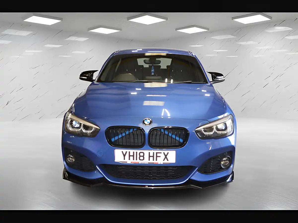 Used 2018 BMW 1 Series M Sport Shadow Edition Estoril Blue - Interior and Exterior details 2