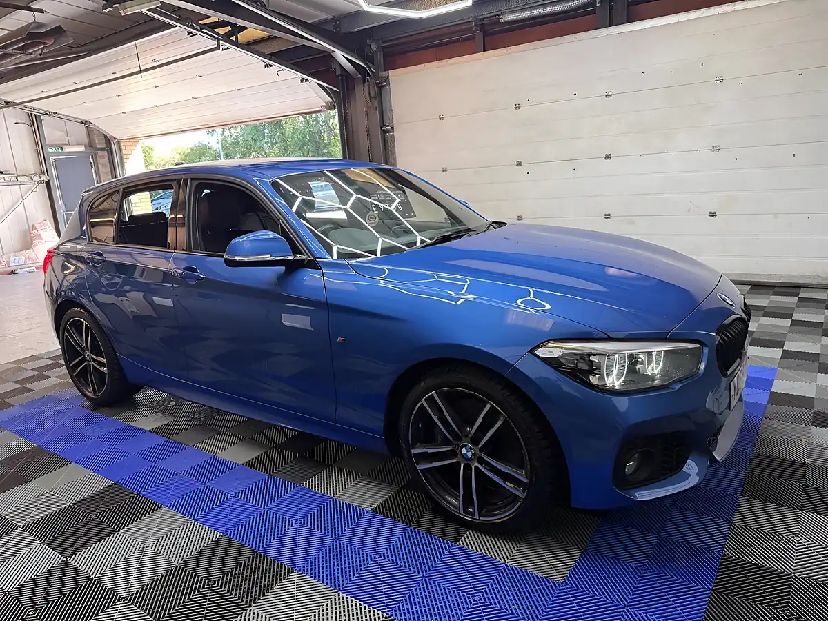 Used 2018 BMW 1 Series M Sport Shadow Edition Estoril Blue - Interior and Exterior details 10