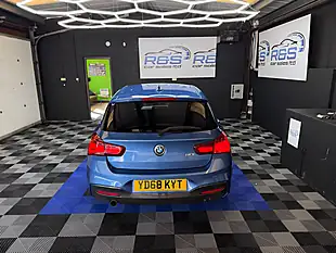 Used 2018 BMW 1 Series M Sport Shadow Edition Estoril Blue - Interior and Exterior details 11