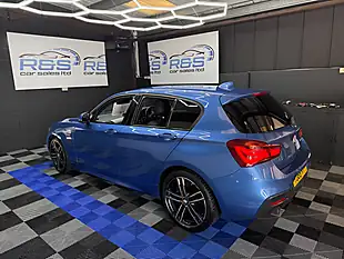Used 2018 BMW 1 Series M Sport Shadow Edition Estoril Blue - Interior and Exterior details 17