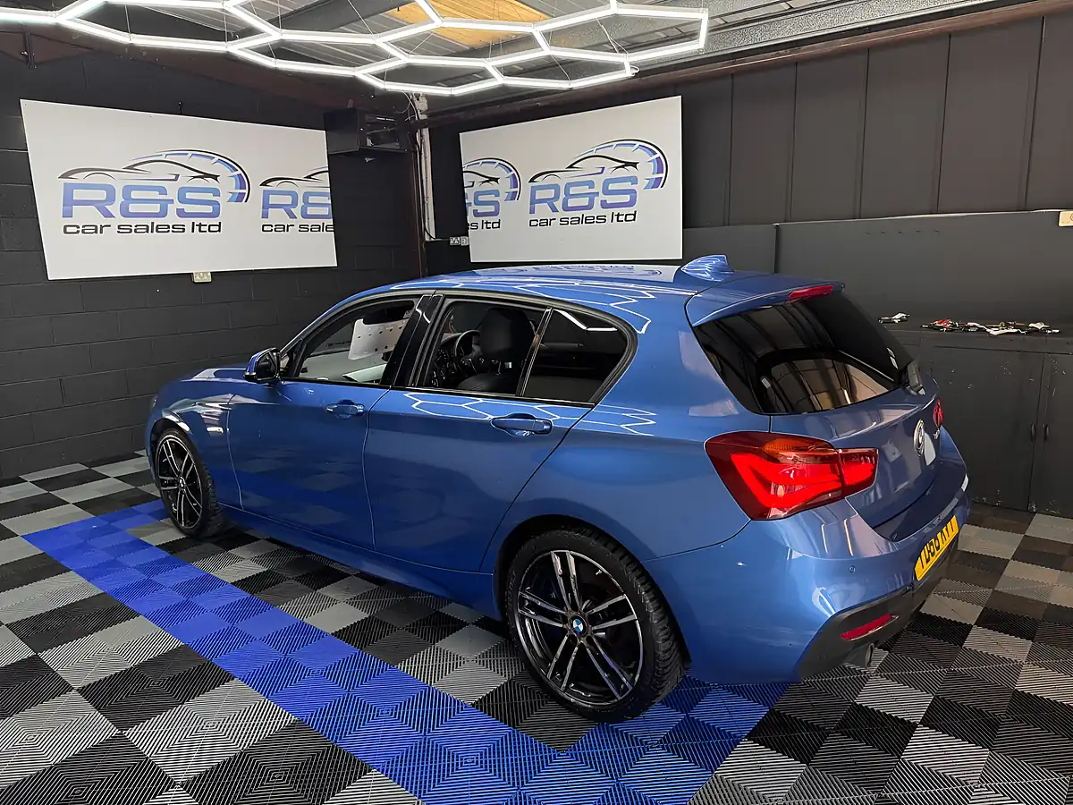 Used 2018 BMW 1 Series M Sport Shadow Edition Estoril Blue - Interior and Exterior details 17