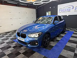 Used 2018 BMW 1 Series M Sport Shadow Edition Estoril Blue - Interior and Exterior details 2