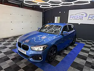 Used 2018 BMW 1 Series M Sport Shadow Edition Estoril Blue - Interior and Exterior details 3