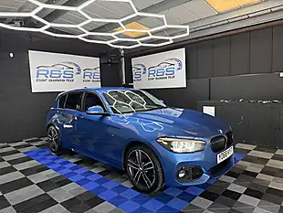 Used 2018 BMW 1 Series M Sport Shadow Edition Estoril Blue - Interior and Exterior details 5