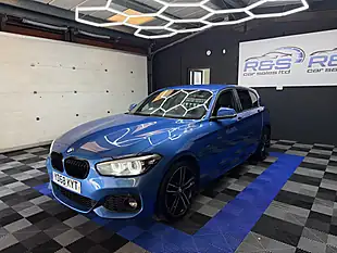 Used 2018 BMW 1 Series M Sport Shadow Edition Estoril Blue - Interior and Exterior details 6