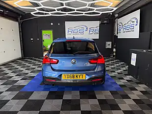 Used 2018 BMW 1 Series M Sport Shadow Edition Estoril Blue - Interior and Exterior details 7