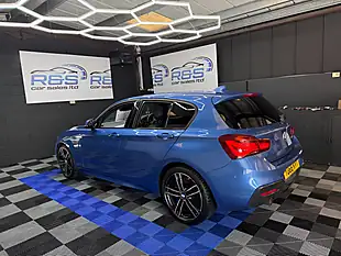 Used 2018 BMW 1 Series M Sport Shadow Edition Estoril Blue - Interior and Exterior details 8