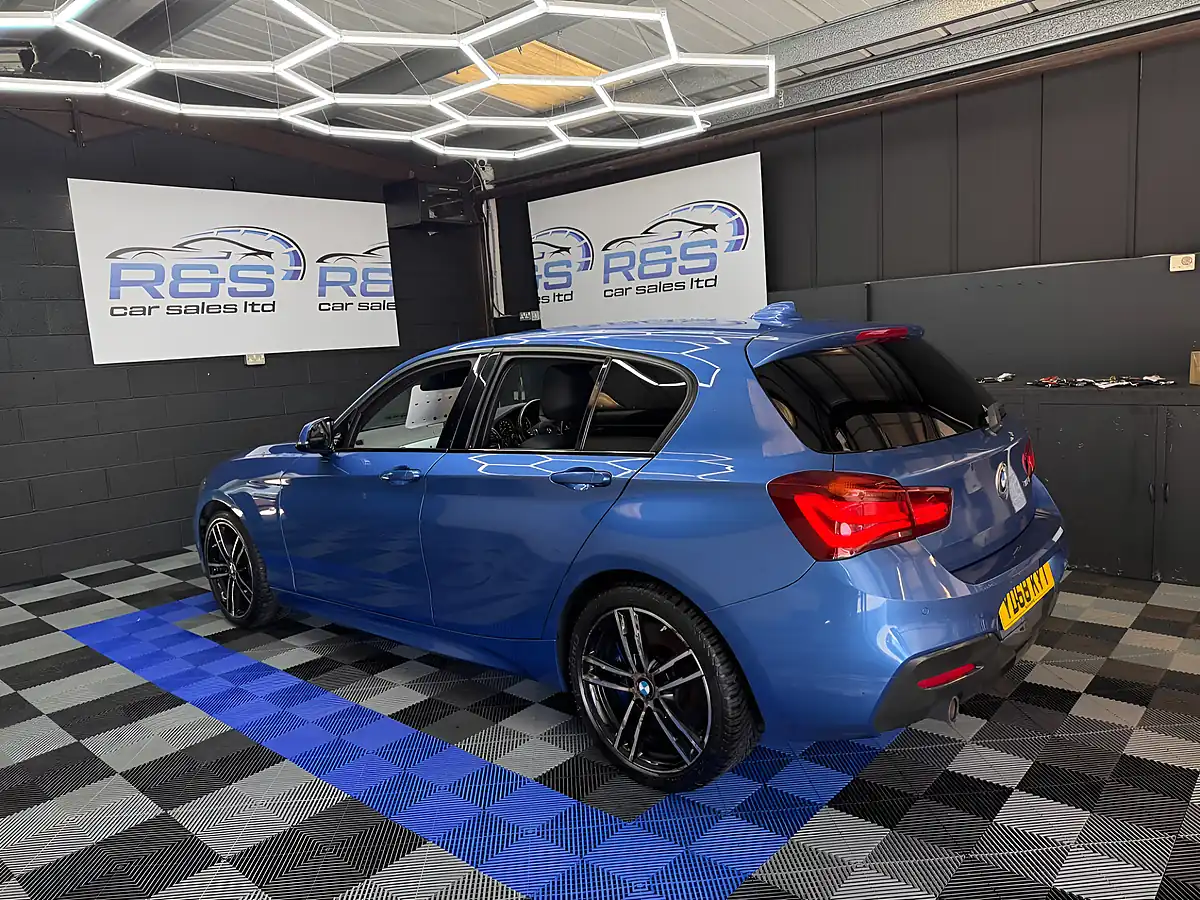 Used 2018 BMW 1 Series M Sport Shadow Edition Estoril Blue - Interior and Exterior details 8