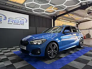 Used 2018 BMW 1 Series M Sport Shadow Edition Estoril Blue - Interior and Exterior details 9