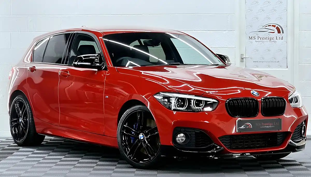 Used 2018 BMW 1 Series M Sport Shadow Edition Melbourne Red - Interior and Exterior details 2