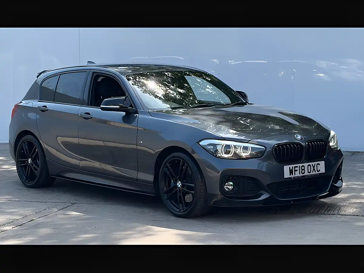 Used 2018 BMW 1 Series M Sport Shadow Edition Mineral Grey - Front View