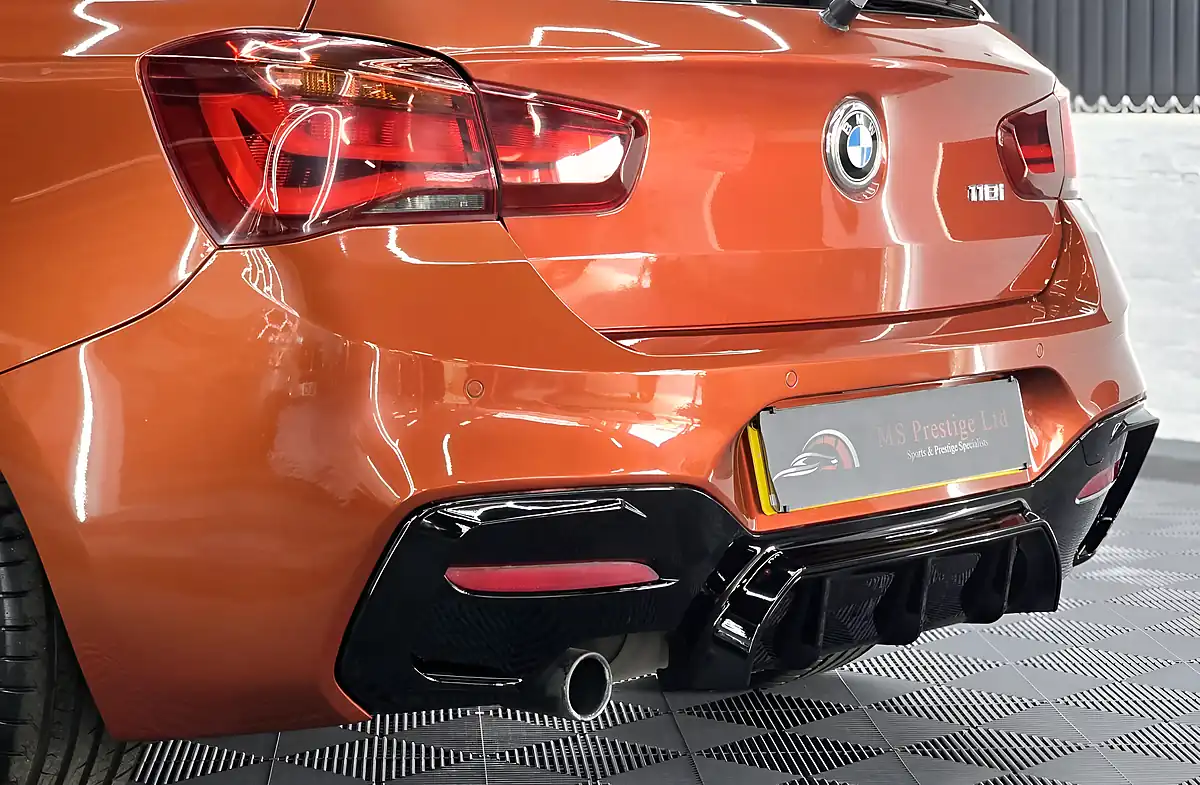 Used 2018 BMW 1 Series M Sport Shadow Edition Sunset Orange - Interior and Exterior details 10
