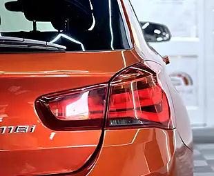 Used 2018 BMW 1 Series M Sport Shadow Edition Sunset Orange - Interior and Exterior details 12