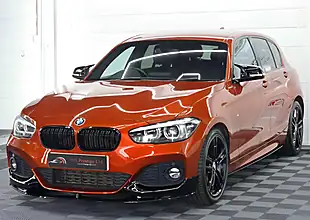 Used 2018 BMW 1 Series M Sport Shadow Edition Sunset Orange - Interior and Exterior details 3
