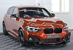 Used 2018 BMW 1 Series M Sport Shadow Edition Sunset Orange - Interior and Exterior details 4