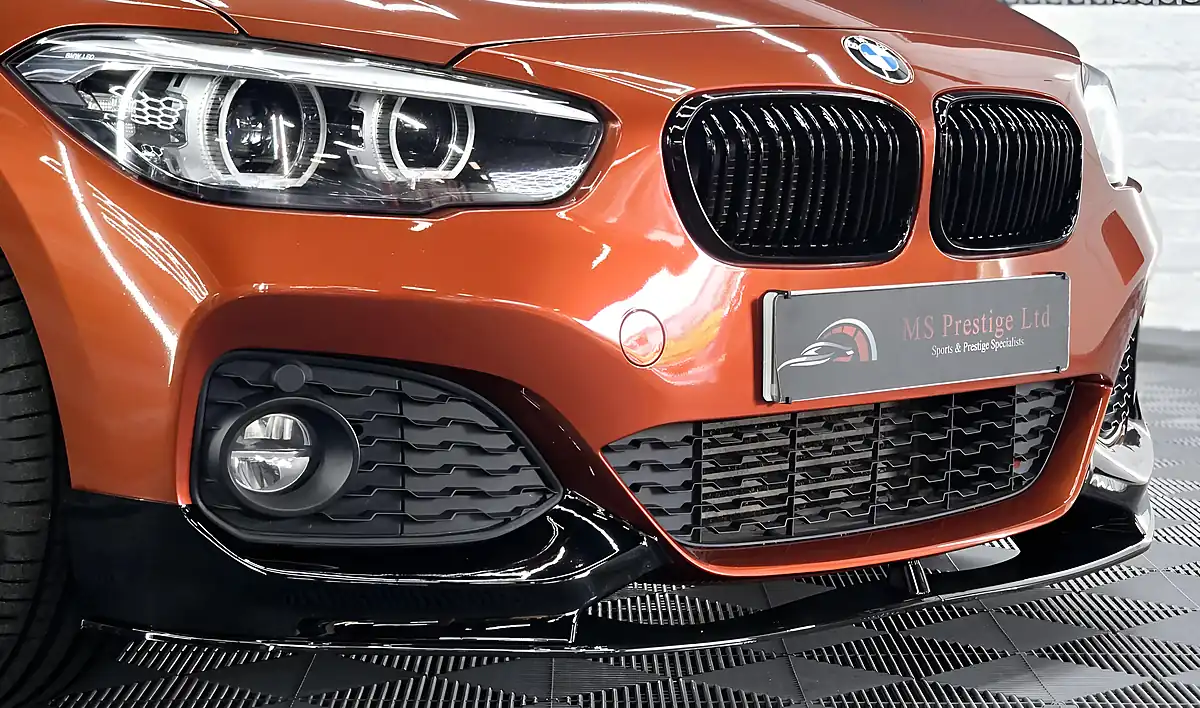 Used 2018 BMW 1 Series M Sport Shadow Edition Sunset Orange - Interior and Exterior details 5