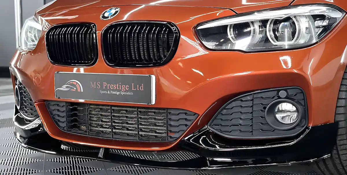Used 2018 BMW 1 Series M Sport Shadow Edition Sunset Orange - Interior and Exterior details 7