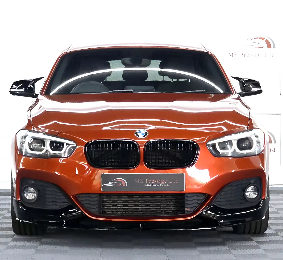 Used 2018 BMW 1 Series M Sport Shadow Edition Sunset Orange - Interior and Exterior details 8