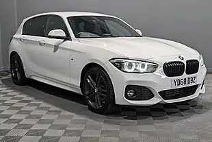 Used 2018 BMW 1 Series M Sport Shadow Edition White - Interior and Exterior details 3