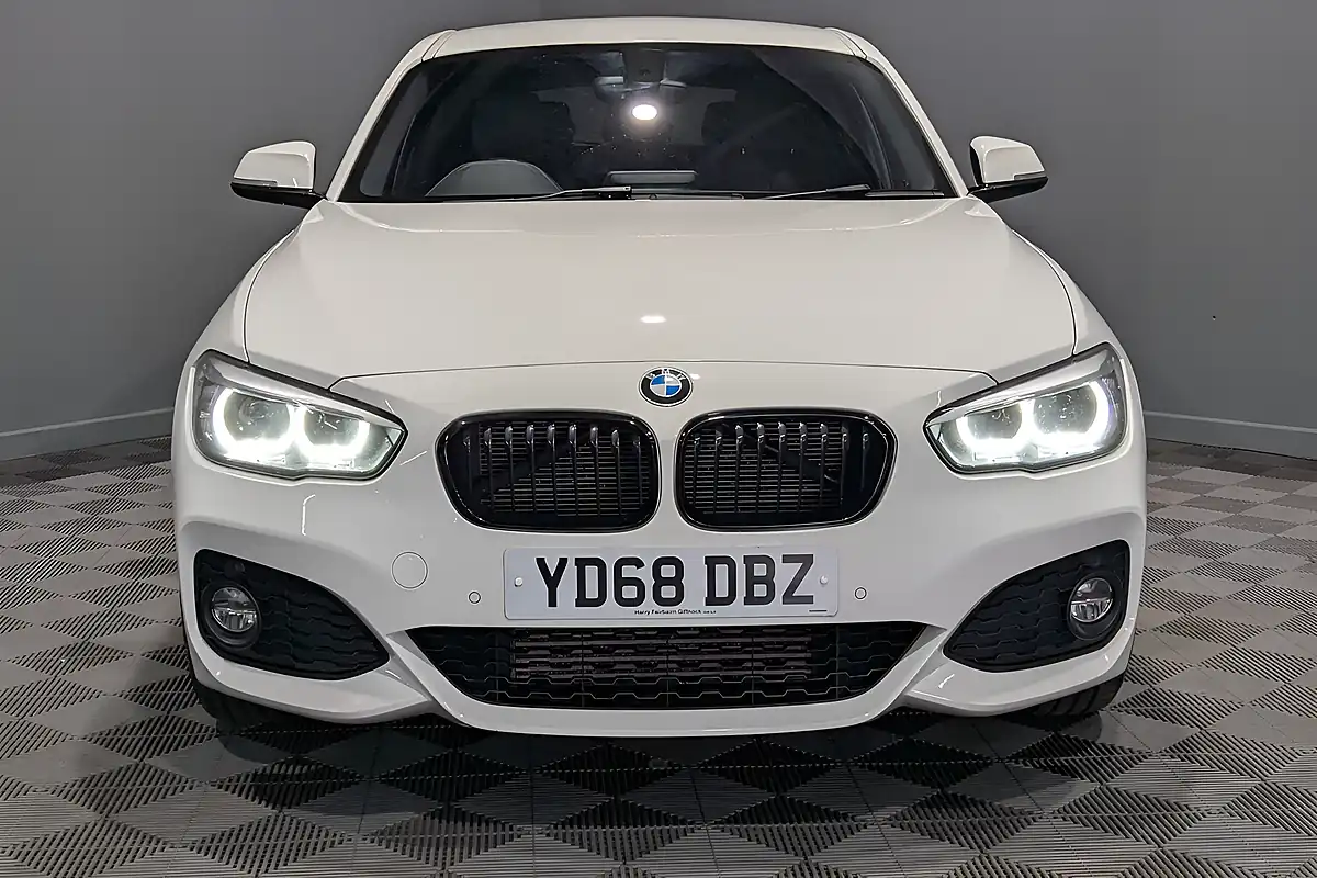 Used 2018 BMW 1 Series M Sport Shadow Edition White - Interior and Exterior details 4