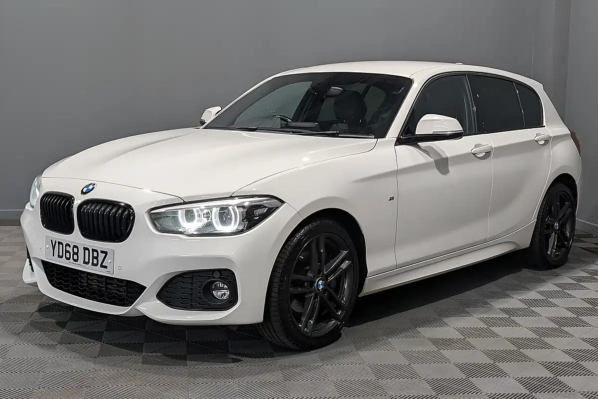 Used 2018 BMW 1 Series M Sport Shadow Edition White - Interior and Exterior details 5