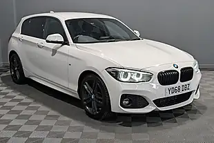 Used 2018 BMW 1 Series M Sport Shadow Edition White - Interior and Exterior details 9