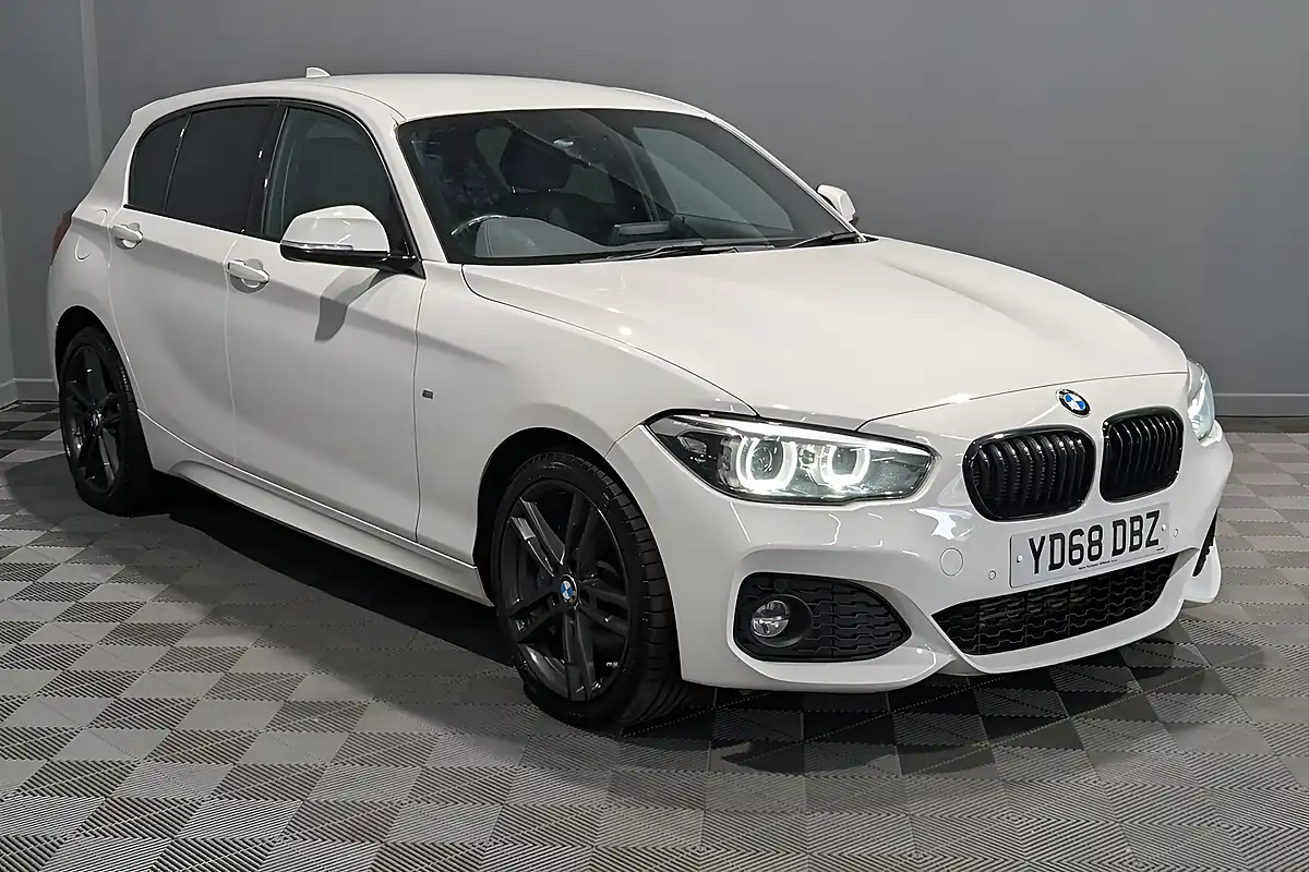 Used 2018 BMW 1 Series M Sport Shadow Edition White - Interior and Exterior details 9