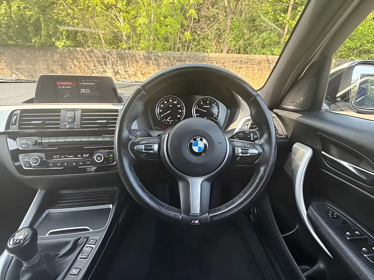 Used 2018 BMW 1 Series M Sport Shadow Edition White - Interior and Exterior details 6