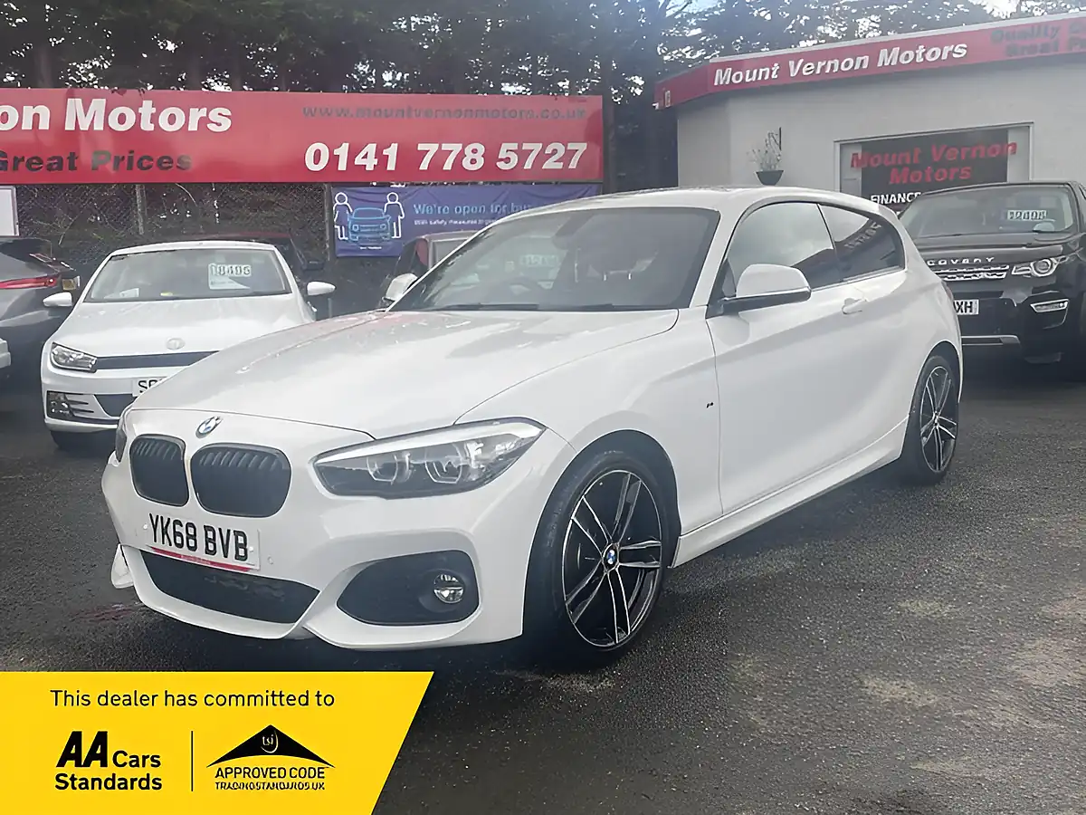 Used 2018 BMW 1 Series M Sport Shadow Edition White - Front View