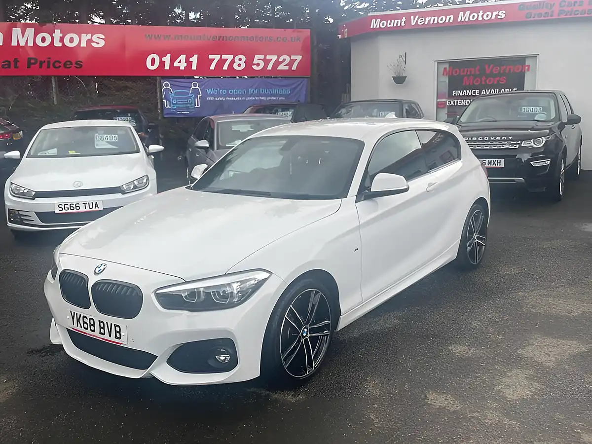 Used 2018 BMW 1 Series M Sport Shadow Edition White - Interior and Exterior details 4