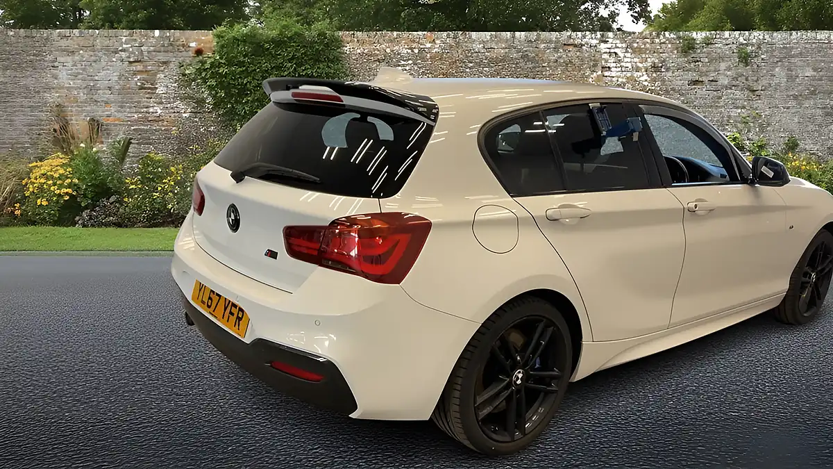 Used 2018 BMW 1 Series M Sport Shadow Edition White - Interior and Exterior details 9