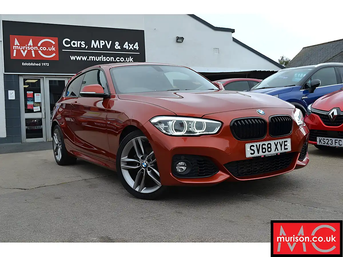 Used 2018 BMW 1 Series M Sport Sunset Orange Metallic - Front View