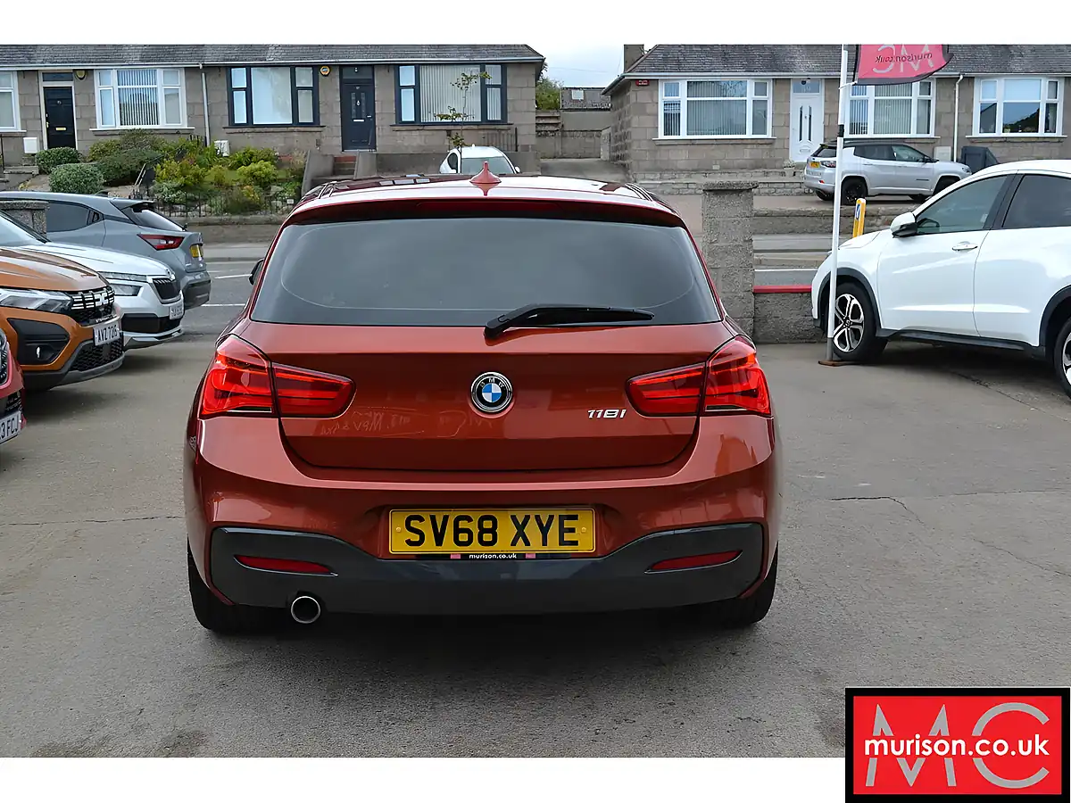 Used 2018 BMW 1 Series M Sport Sunset Orange Metallic - Interior and Exterior details 16