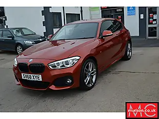 Used 2018 BMW 1 Series M Sport Sunset Orange Metallic - Interior and Exterior details 18