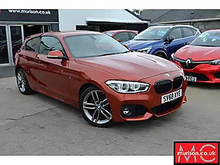 Used 2018 BMW 1 Series M Sport Sunset Orange Metallic - Interior and Exterior details 2