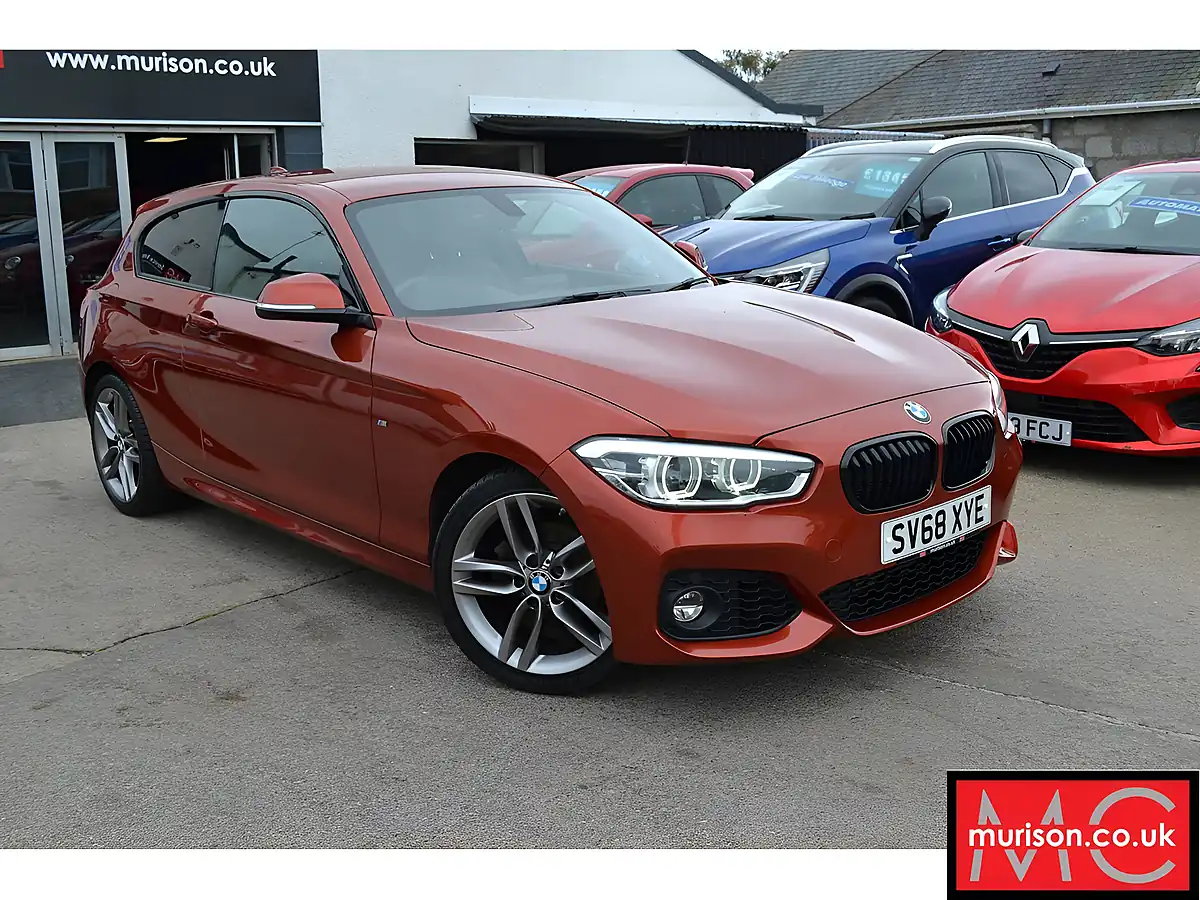 Used 2018 BMW 1 Series M Sport Sunset Orange Metallic - Interior and Exterior details 2