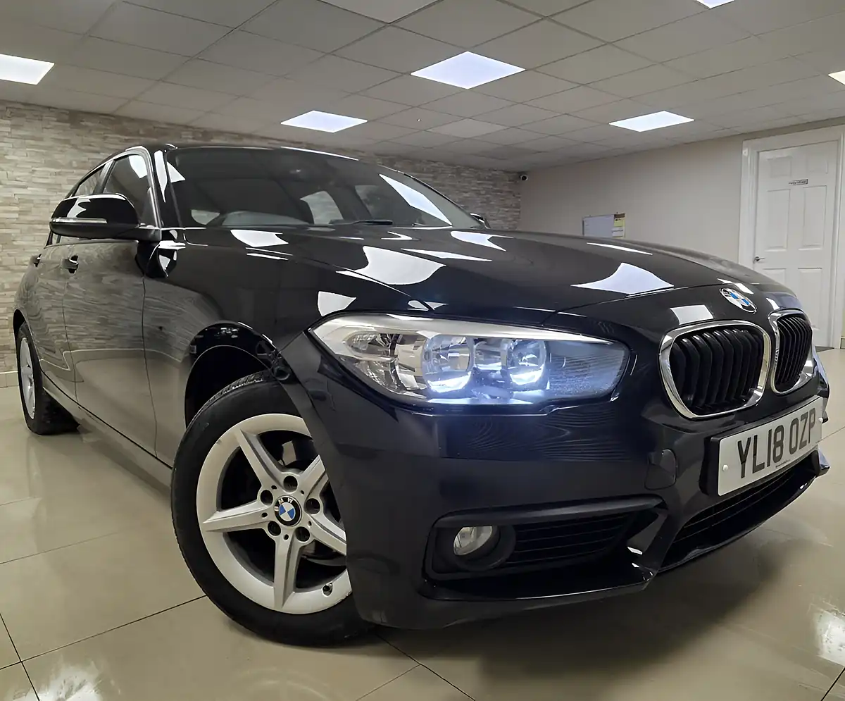 Used 2018 BMW 1 Series Se Black - Front View