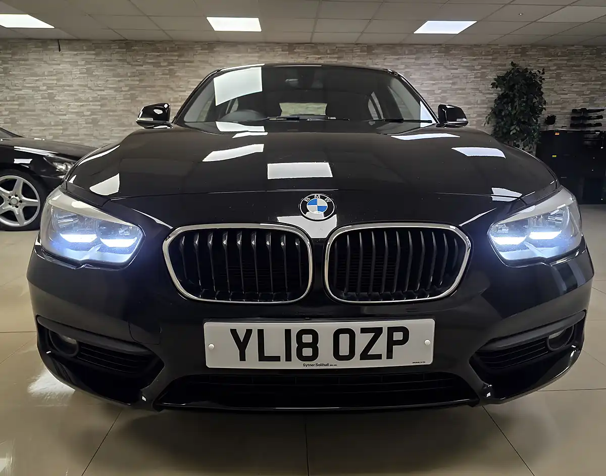 Used 2018 BMW 1 Series Se Black - Interior and Exterior details 11