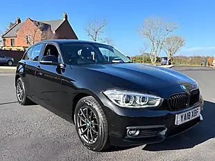 Used 2018 BMW 1 Series Se Business Jet Black - Interior and Exterior details 6