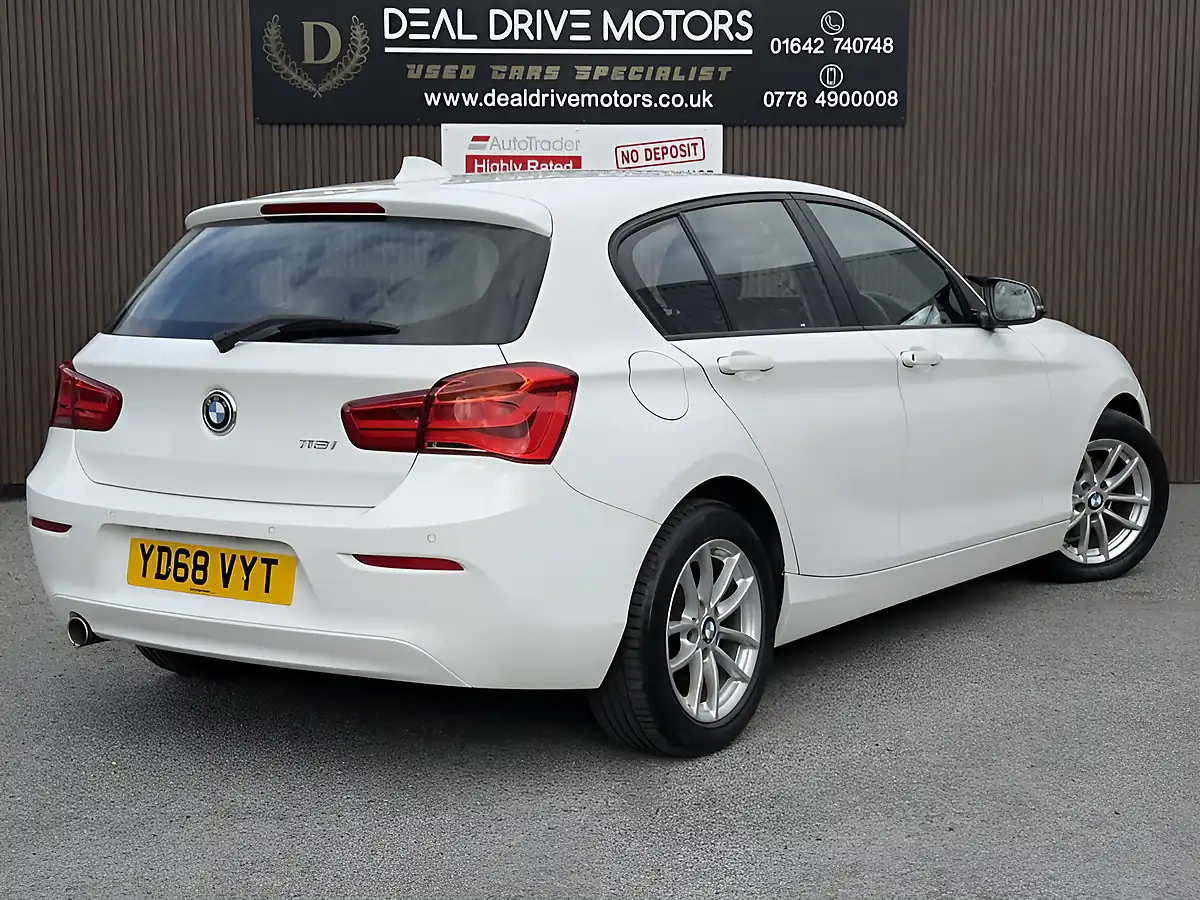 Used 2018 BMW 1 Series Se Business White - Interior and Exterior details 13