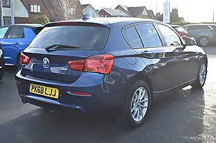 Used 2018 BMW 1 Series Se Mediterranean Blue - Interior and Exterior details 4