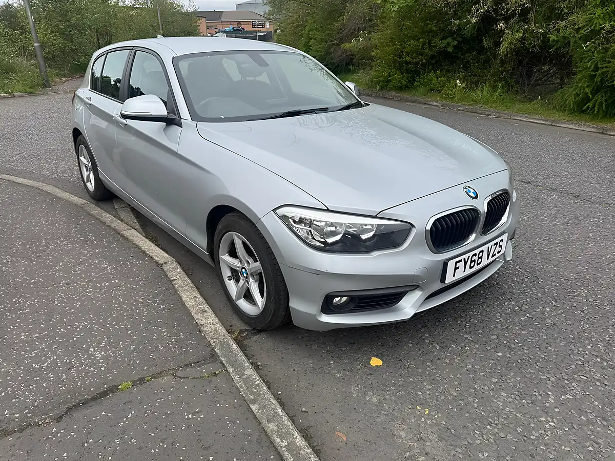 Used 2018 BMW 1 Series Se Silver - Front View