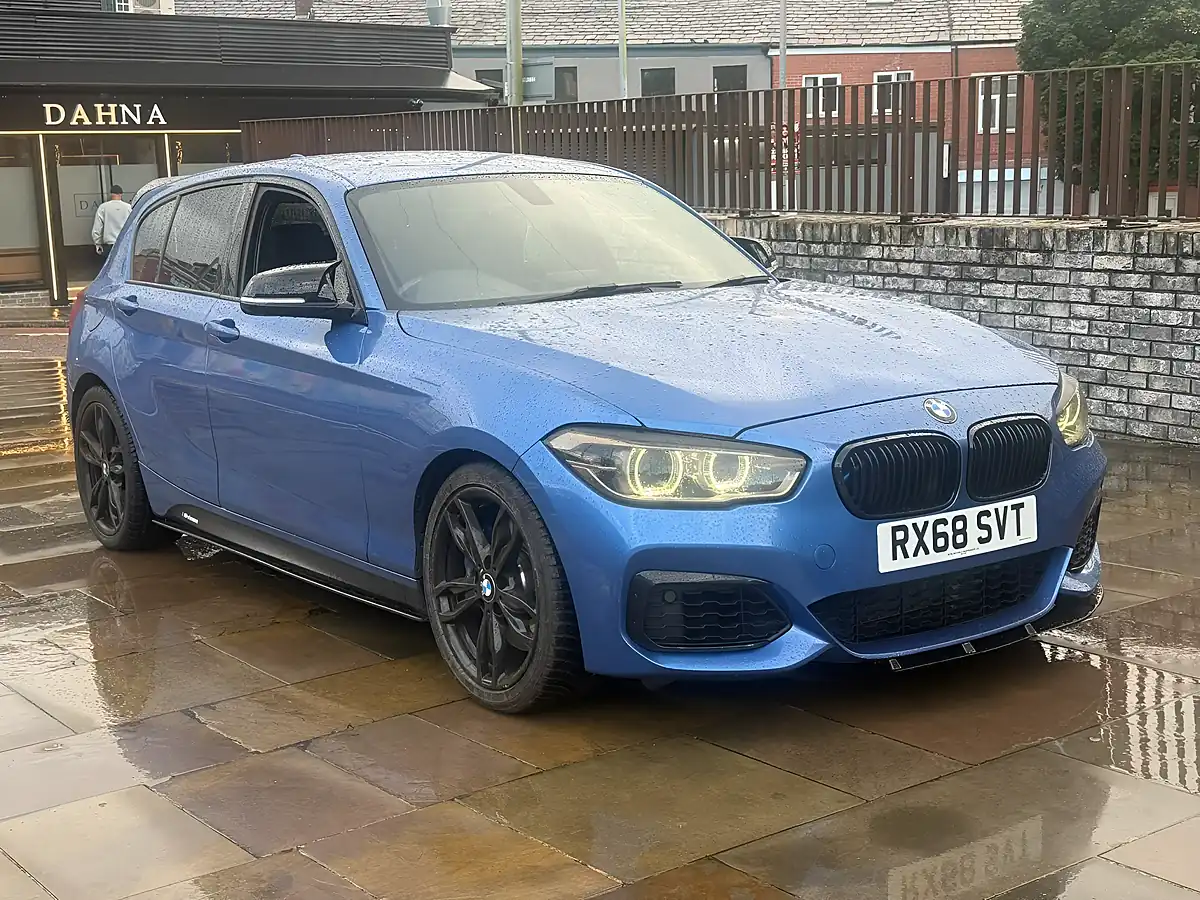 Used 2018 BMW 1 Series Shadow Edition Blue - Front View