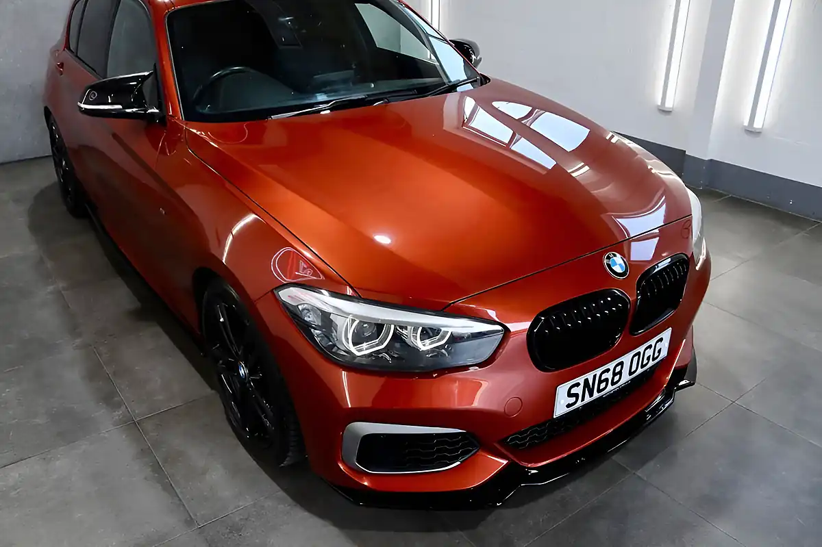 Used 2018 BMW 1 Series Shadow Edition Orange - Interior and Exterior details 17