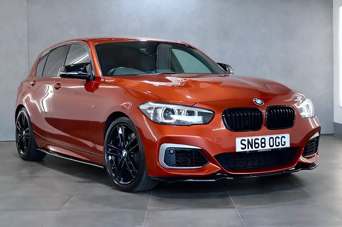 Used 2018 BMW 1 Series Shadow Edition Orange - Interior and Exterior details 2