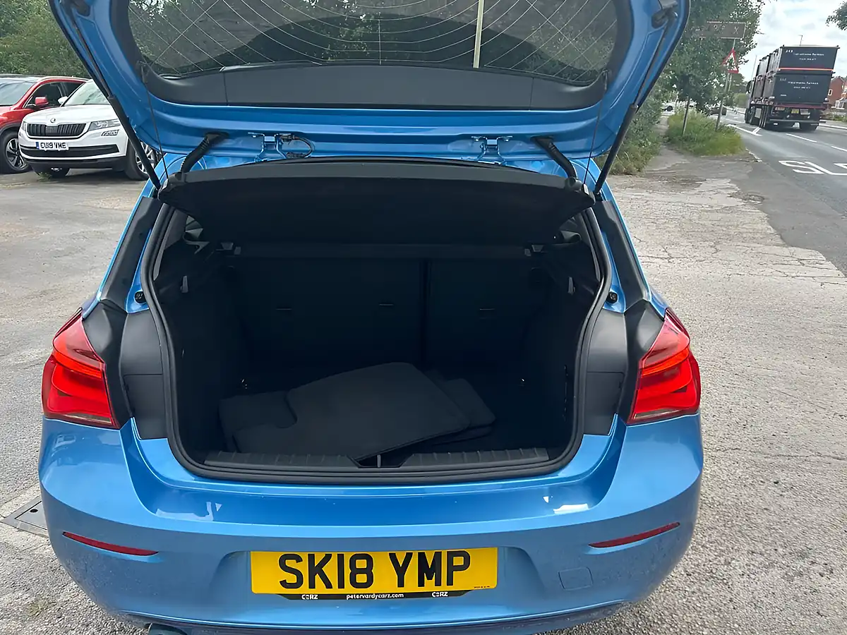 Used 2018 BMW 1 Series Sport Blue - Interior and Exterior details 14