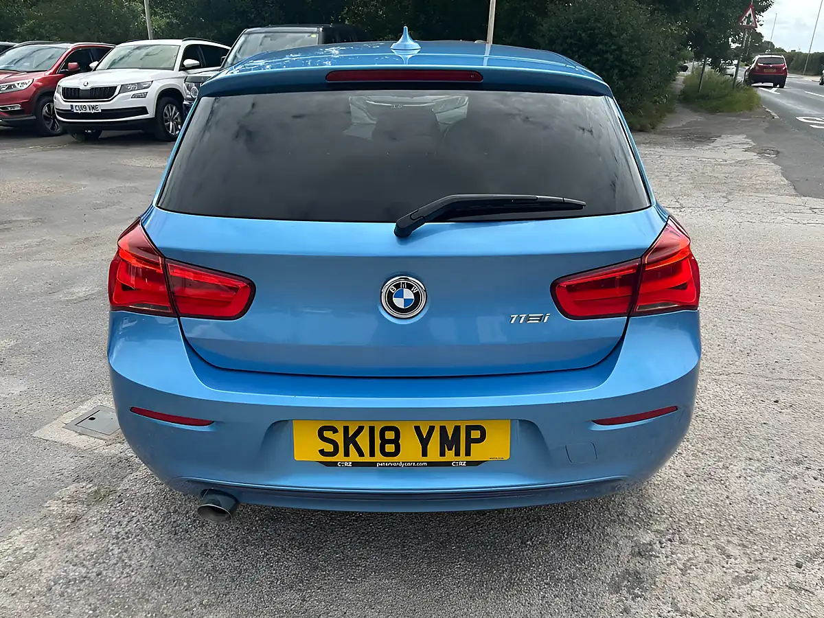 Used 2018 BMW 1 Series Sport Blue - Interior and Exterior details 16