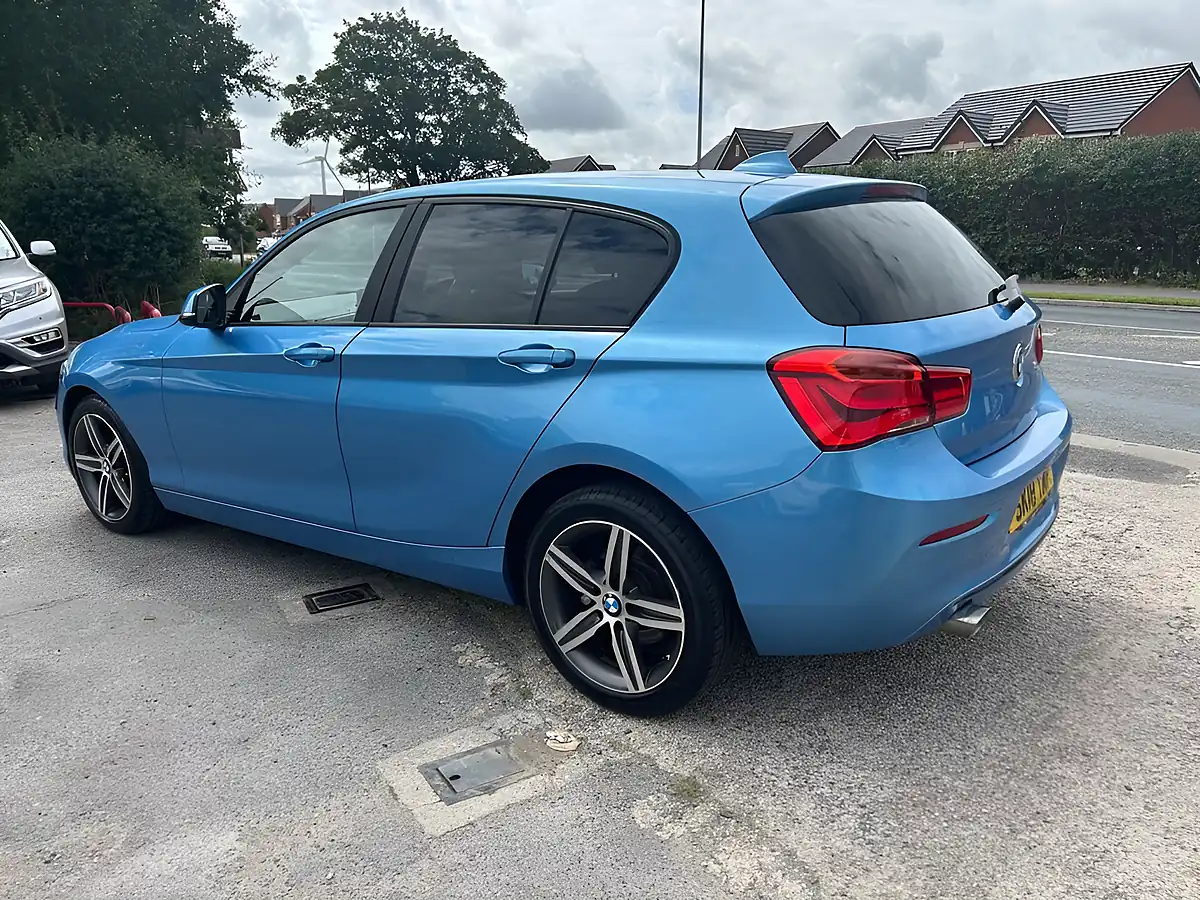 Used 2018 BMW 1 Series Sport Blue - Interior and Exterior details 2